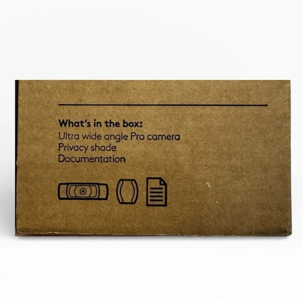 Logitech C930e Ultra Wide Angle Webcam - Brown Box